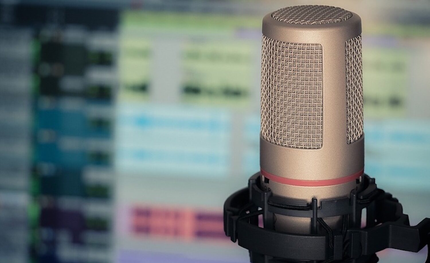Photo of professional microphone
